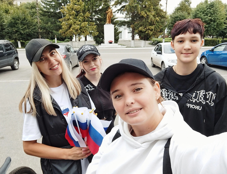 Велопробег в честь Дня Российского Флага