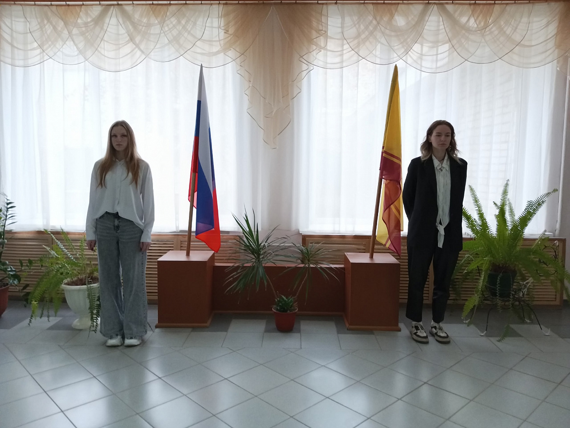 Вынос флагов 6 октября