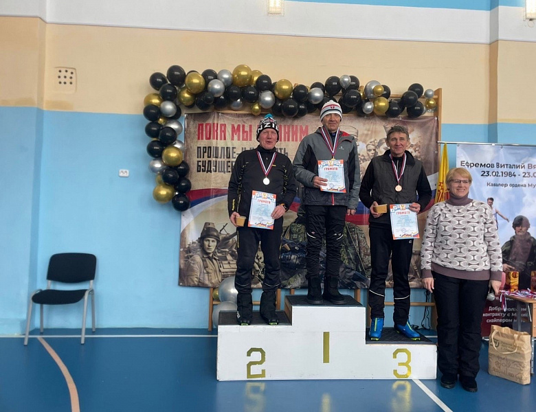 Соревнования по лыжным гонкам в селе Алтышево
