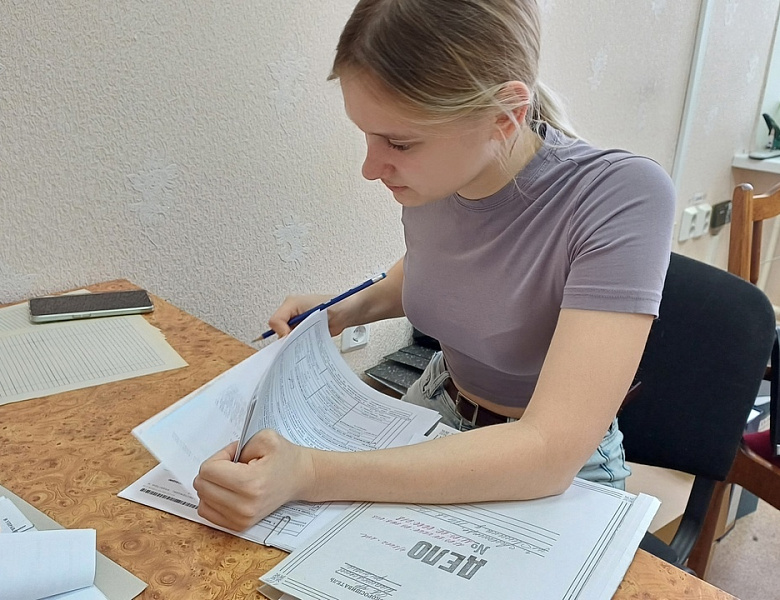 Студенты 313 группы на преддипломной практике