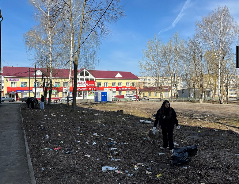 Субботник в парке “Стрелка парк”