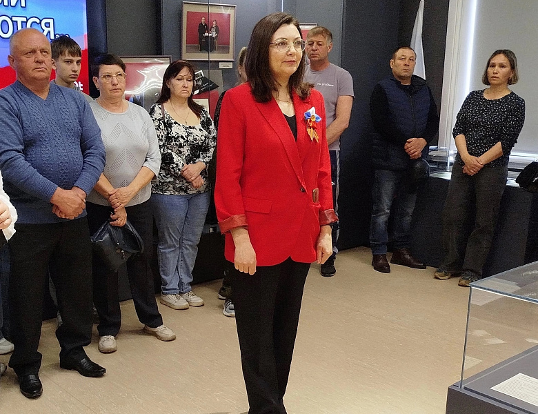 Торжественное открытие выставки «Героями не рождаются…»