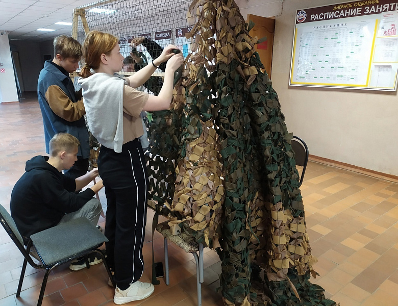 Проект по плетению маскировочных сетей