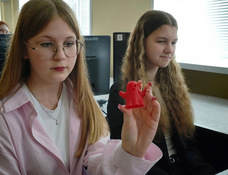 «Билет в будущее»: школьники СОШ № 5 напечатали свои первые 3D-модели!