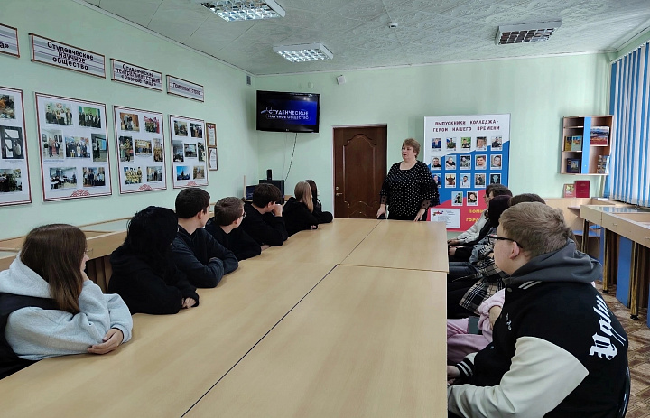 Первое заседание Студенческого научного общества 